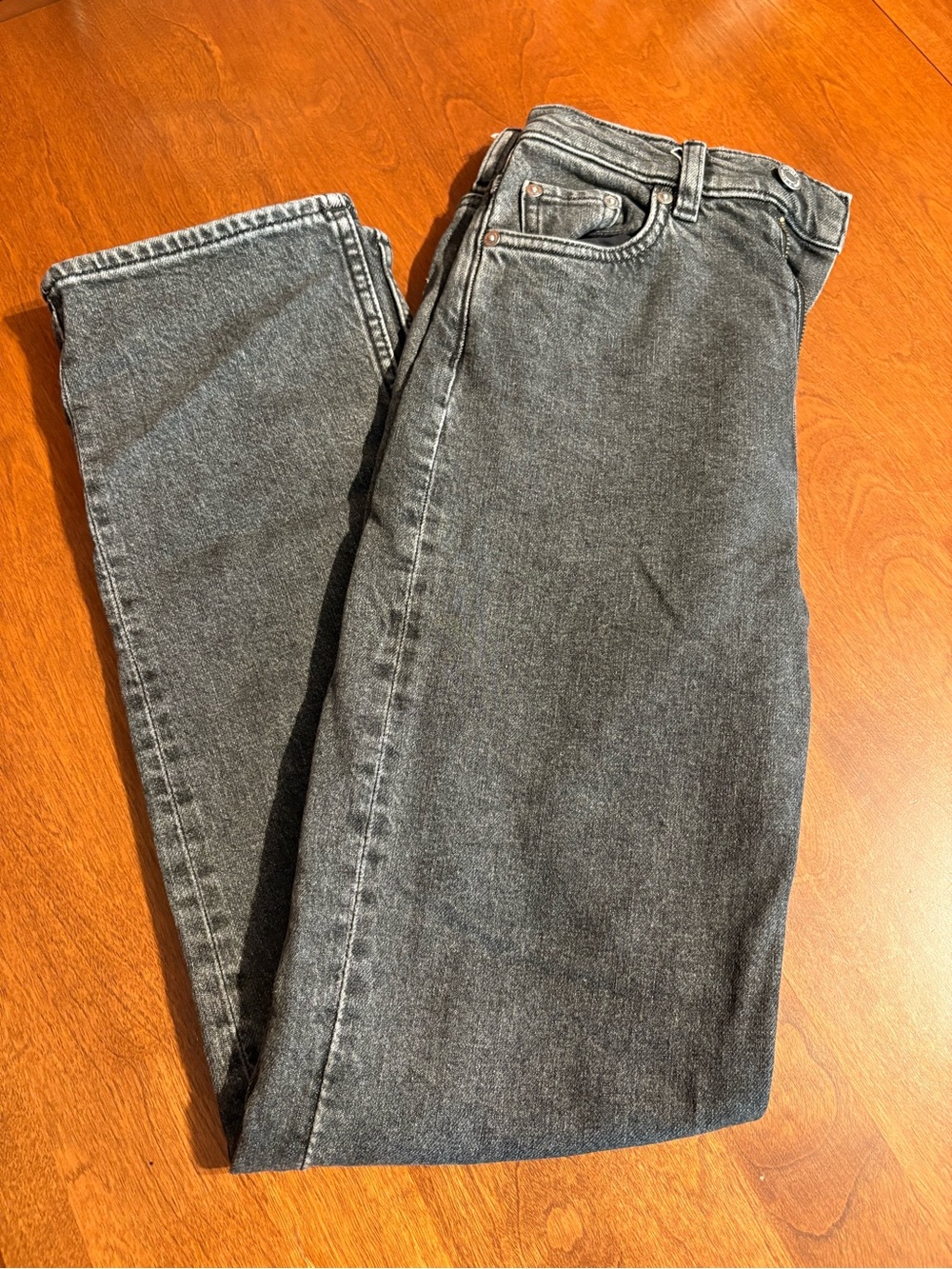 & Other Stories Charcoal Gray Skinny Jeans